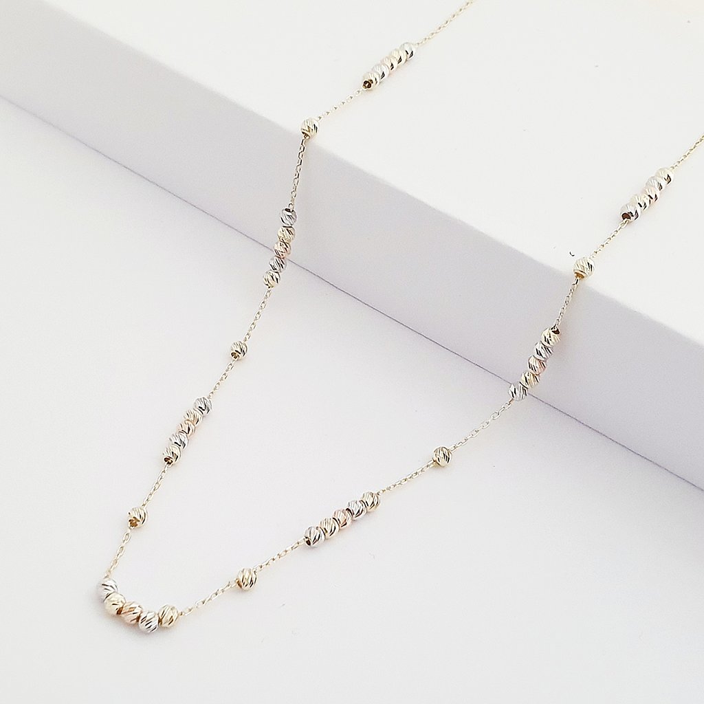 5 1 Dorika Toplu Altın Kolye KL04856