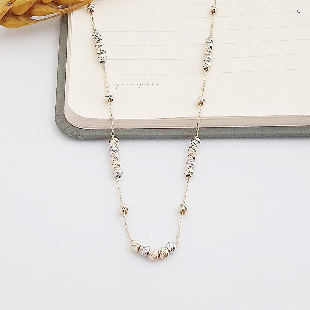 5 1 Dorika Toplu Altın Kolye KL04856